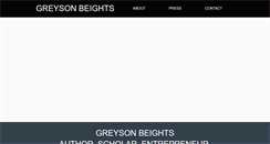 Desktop Screenshot of greysonbeights.com